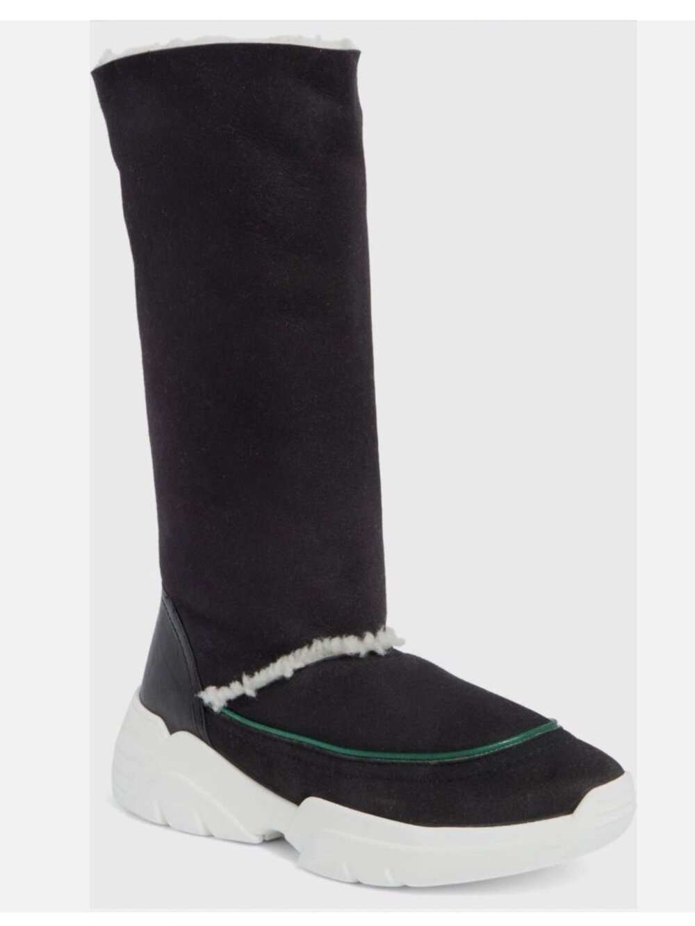 Longchamp Freeminder Fleece Lined Shearling Tall Boots